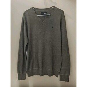Hurley Men's V-Neck Pullover Sweater Long Sleeve Lightweight Size Large